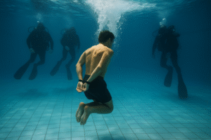 psychologist explaining anxiety water metaphor